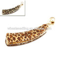 Hot sexy top vender casa leopardo impressão fantasia plástico decorativos cabelo claw